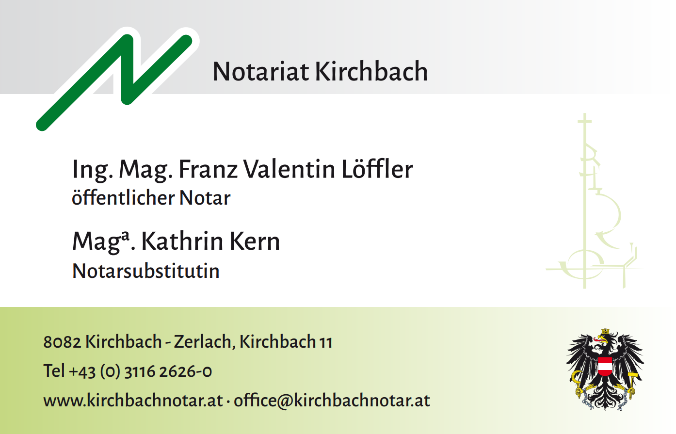 Öffentlicher Notar Löffler Logo